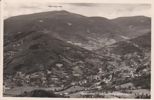 Ottenhöfen Schwarzwald mit Hornisgrinde gl1954 76.798