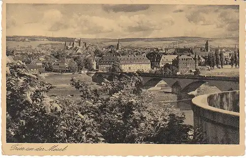 Trier an der Mosel Teilansicht gl1943 49.583