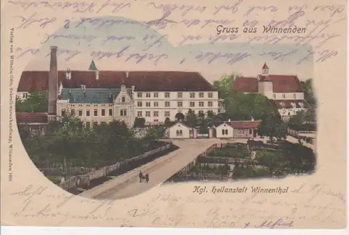 Winnenden kgl. Heilanstalt gl1906 84.000