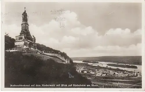 Rüdesheim a.Rh. Nationaldenkmal gl1936 49.552