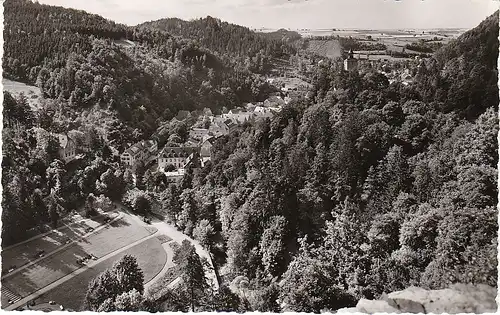 Bad Berneck Fichtelgebirge von der Ruine ngl 49.349