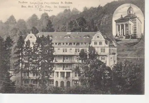 Baden-Baden Neubau Sanatorium gl1907 76.820