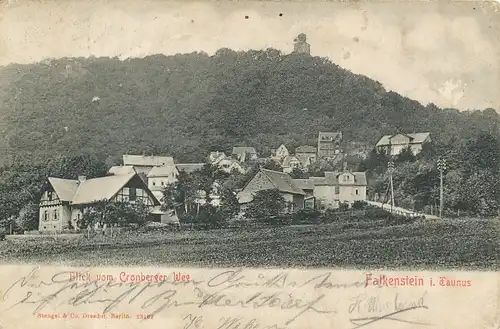 Falkenstein i. Taunus Teilansicht gl1902 131.243