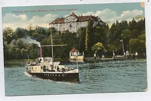 Insel Mainau Schloss Landungsplatz ngl 42.617