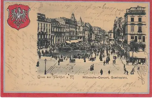 Frankfurt a.M. Mittwochskonzert Goethepl. gl1903 49.477