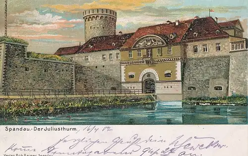 Berlin-Spandau Der Juliusturm gl1902 117.046