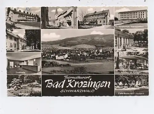 Bad Krozingen Mehrbildkarte gl1960 42.656