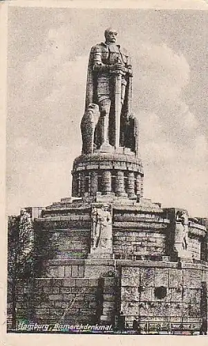 Hamburg Bismarckdenkmal gl~1930? B1.819