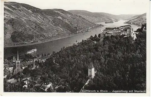 Bacharach a.Rhein Jugendburg mit Stahleck gl1935 49.652