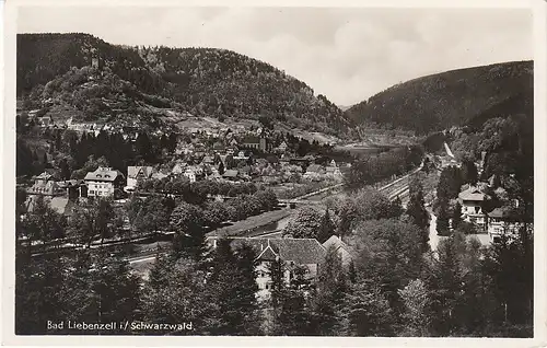 Bad Liebenzell Schwarzwald Teilansicht gl1935 49.644