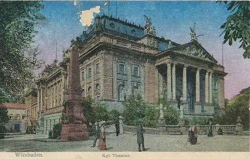 Wiesbaden Kgl. Theater gl1911 130.109