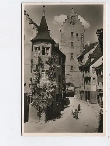 Meersburg a.B. Marktplatz mit Obertor ngl 42.540