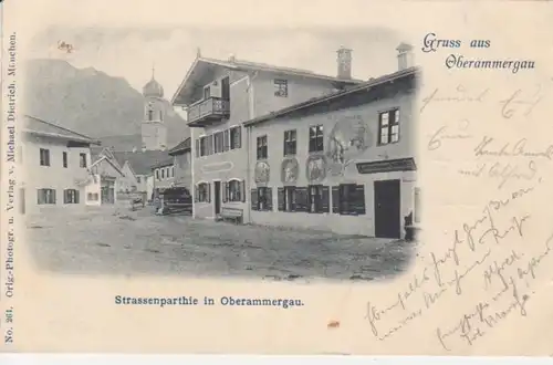 Oberammergau Straßenpartie gl1900 77.678