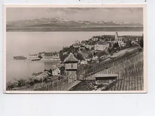 Meersburg a.B. Total mit Alpenpanorama gl1952 42.818