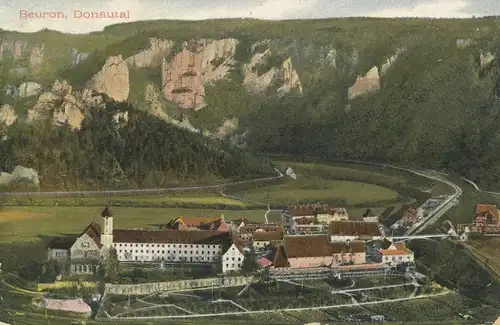 Beuron Donautal Gesamtansicht gl1907 108.846