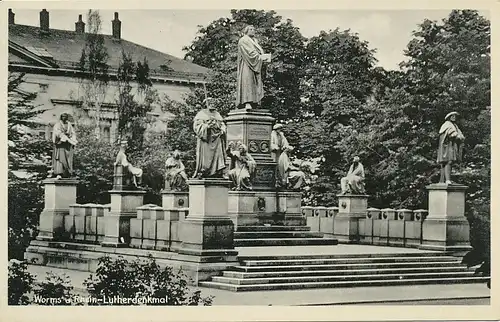 Worms am Rhein Lutherdenkmal ngl 130.887