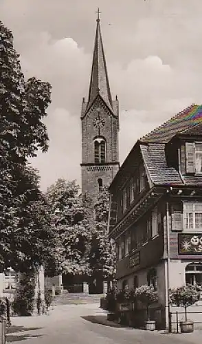 Oberharmersbach Kirche Gasthof ngl B1.823