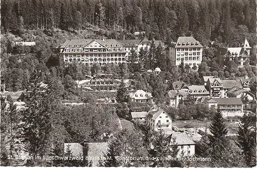 St. Blasien Schwarzw.Kurheim Dr. Jochmann gl1962 49.814