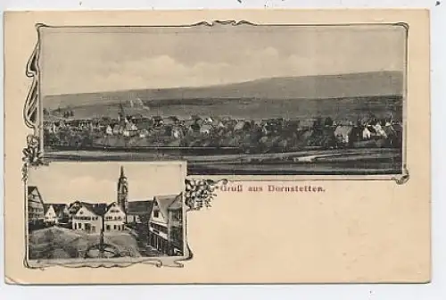 Dornstetten Gesamtansicht Ortspartie gl1914 42.364