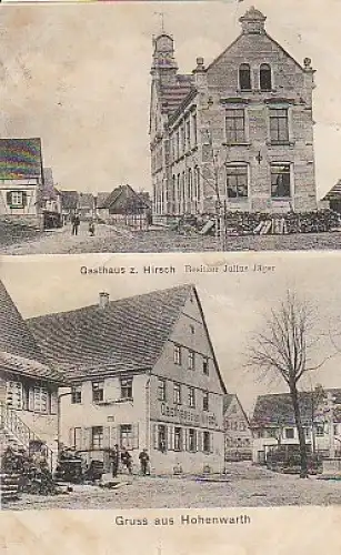 Hohenwarth Gasthaus zum Hirsch gl1909 B2.531