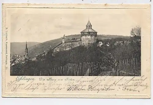 Esslingen a.N. Die Burg von Süden gl1902 42.414