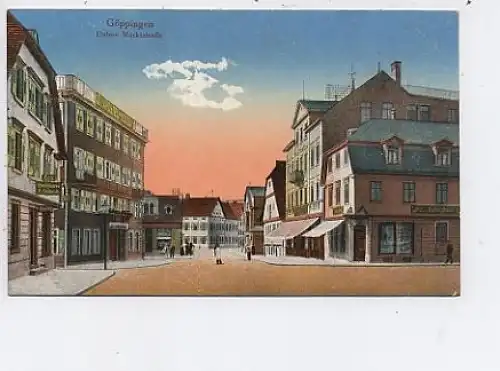 Göppingen Untere Marktstraße feldpgl1918 42.704