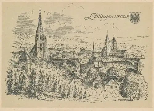 Esslingen a.N. Künstler L. Schäfer-Grohe ngl 109.886