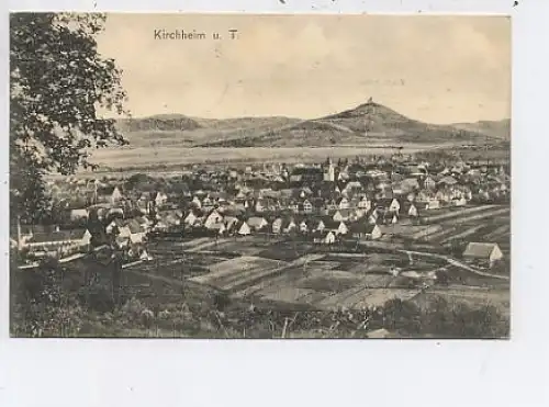 Kirchheim u.Teck Gesamtansicht gl1907 42.727