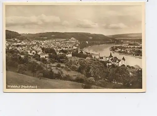 Waldshut a. Rhein Gesamtansicht gl1941 42.743