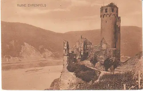 Ruine Ehrenfels üner dem Rhein ngl 49.991