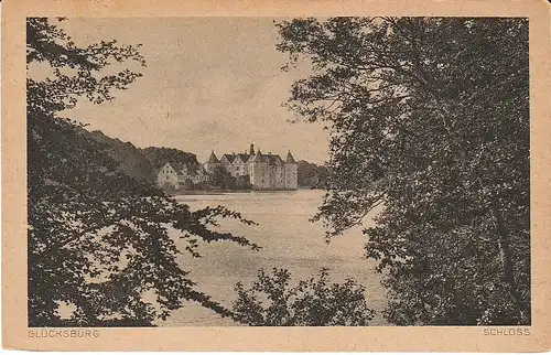 Glücksburg Blick zum Schloss gl1925 B2.750