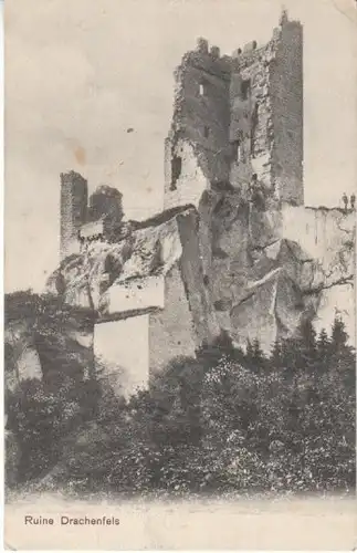 Ruine Drachenfels b.Königswinter feldpgl1914 27.761