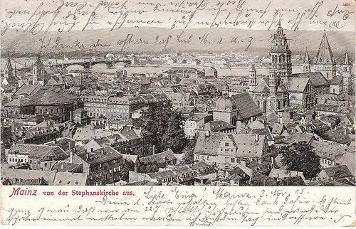 Mainz von der Stephanskirche aus gl~1910? 49.521