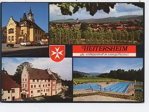 Heitersheim Malteserstadt Mehrbildkarte ngl 44.725