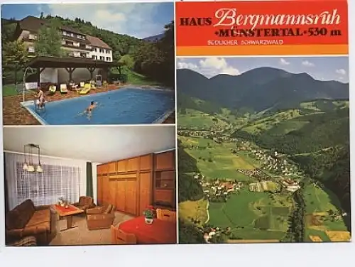 Münstertal Haus Bergmannsruh Mehrbildkarte ngl 44.771