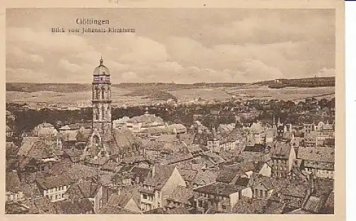 Göttingen vom Johannis-Kirchturm ngl B2.292