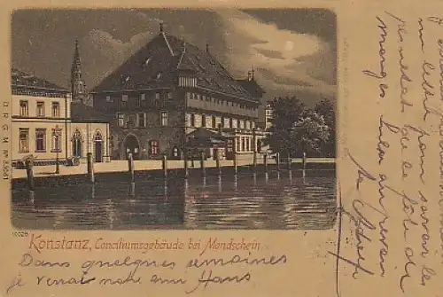 Konstanz a.B. Consiliumsgeb.Mondschein gl1899 B1.846