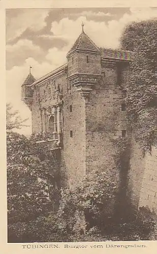 Tübingen Burgtor vom Bärengraben ngl B1.895