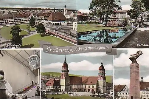 Freudenstadt Schwarzwald Mehrbildkarte gl1960 B1.994