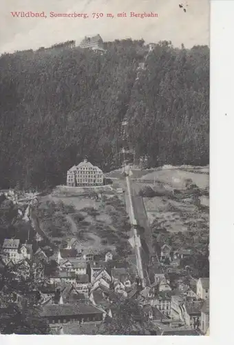 Wildbad Sommerberg mit Bergbahn gl1910 76.736