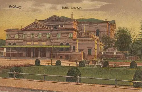 Duisburg Städt. Tonhalle gl1921 100.732