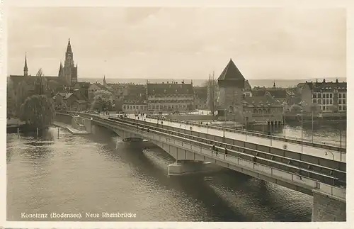 Konstanz am Bodensee Neue Rheinbrücke ngl 101.504