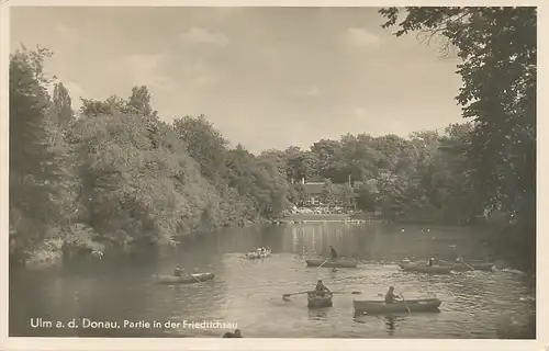 Ulm a.D. Partie in der Friedrichsau feldpgl1940 101.555