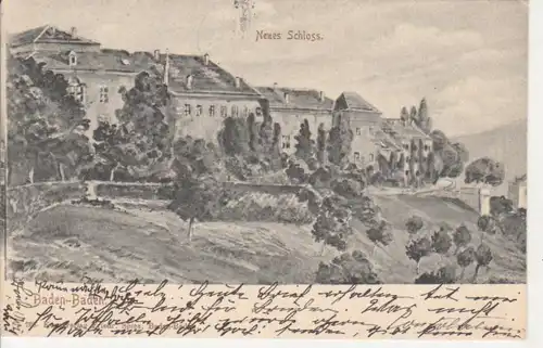 Baden-Baden Neues Schloss gl1902 76.840