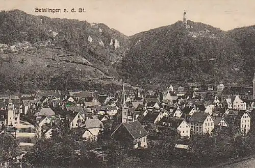 Geislingen a.d.Steige Alte Ansicht gl1918 B1.796