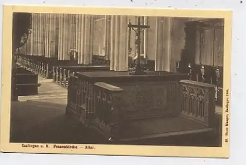 Esslingen Frauenkirche Altar ngl 42.613