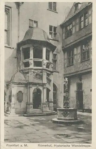 Frankfurt a.M. Römerhof Hyst. Treppe gl1927 100.966