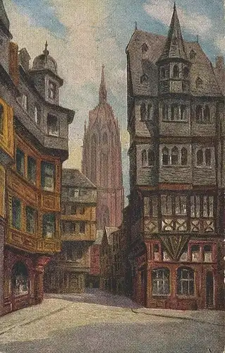 Frankfurt a.M. Alter Markt Domblick ngl 100.977