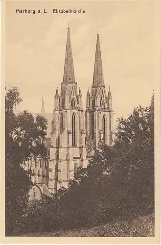 Marburg a.L. Elisabethkirche ngl B2.831