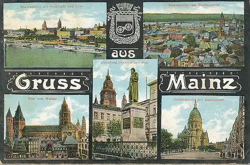 Gruß aus Mainz Teilansichten ngl 101.091